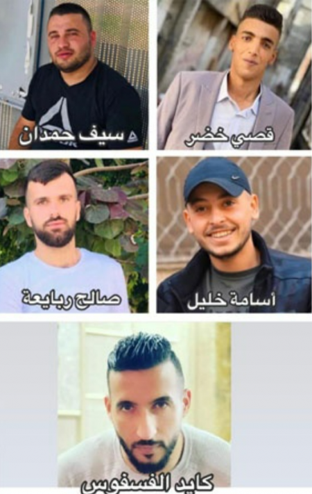 خمسة معتقلين يواصلون إضرابهم عن الطعام لليوم الثامن على التوالي